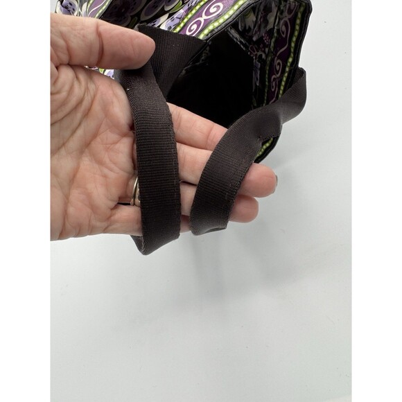 Vera Bradley Shower Caddy Plum Petals Mesh Bottom Vinyl Travel College Bath - Picture 7 of 14